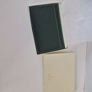 Rolex Green Leather Card Holder
